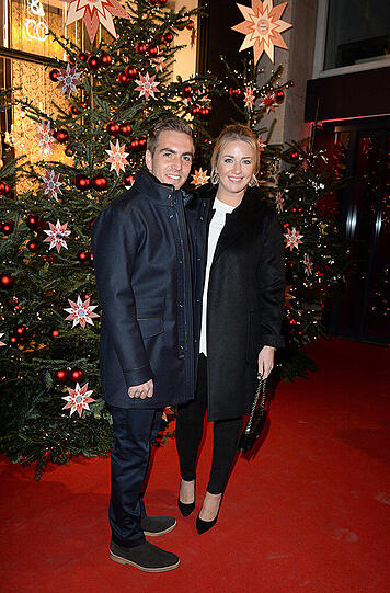 Phillip Lahm und seine Frau Claudia.
