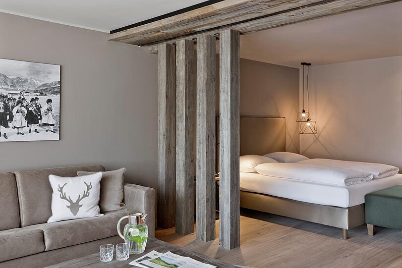 Verbringen Sie einen unvergesslichen Urlaub in der tiroler Bergwelt in den zahlreichen Zimmern mit Charme - vom modernen Doppelzimmer bis zur traditionellen Suite von 1-6 Personen.