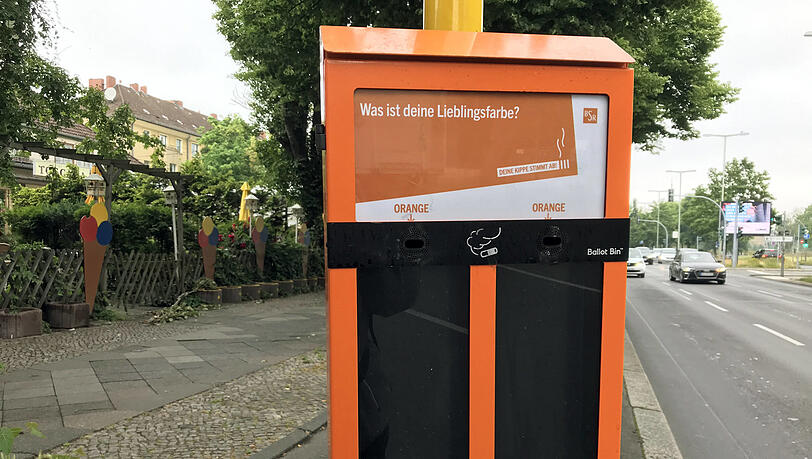 In Berlin kann man schon per Kippe abstimmen