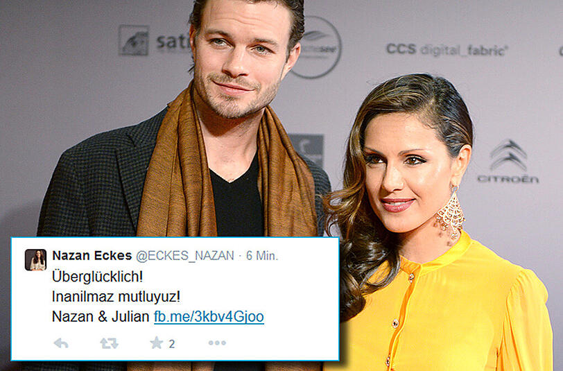 Nazan Eckes und Ehemann Julian Khol sind Eltern geworden.