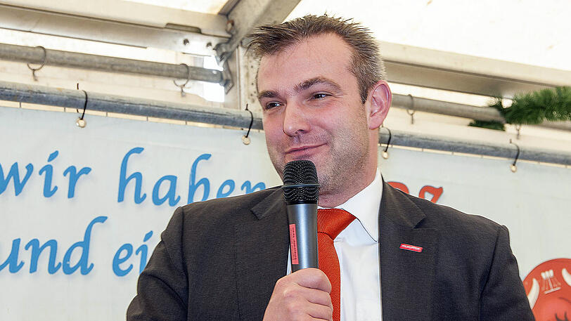 Archivfoto: Georg Schlagbauer bei der Eröffnung der Frühlingsfests 2016