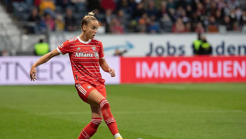 Giulia Gwinn in Aktion.
