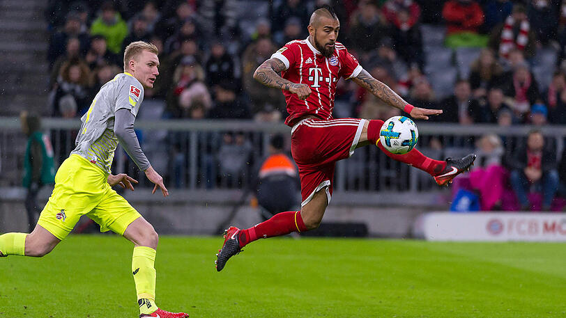 ARTURO VIDAL: NOTE 4 - Traf am Samstag in Frankfurt zum Siegtor, auch gegen Köln bemüht, aber nicht zwingend. Ärgerlich: Sein Schlenzer mit links flog knapp am Torwinkel vorbei (37.). Nach 45 Minuten musste er raus.
