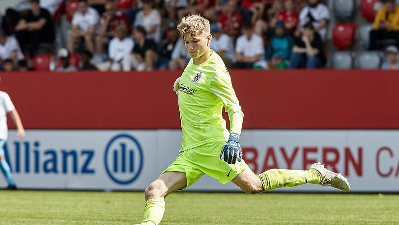 Überzeugt nicht nur mit starken Paraden: TSV-1860-Keeper Erion Avdija.