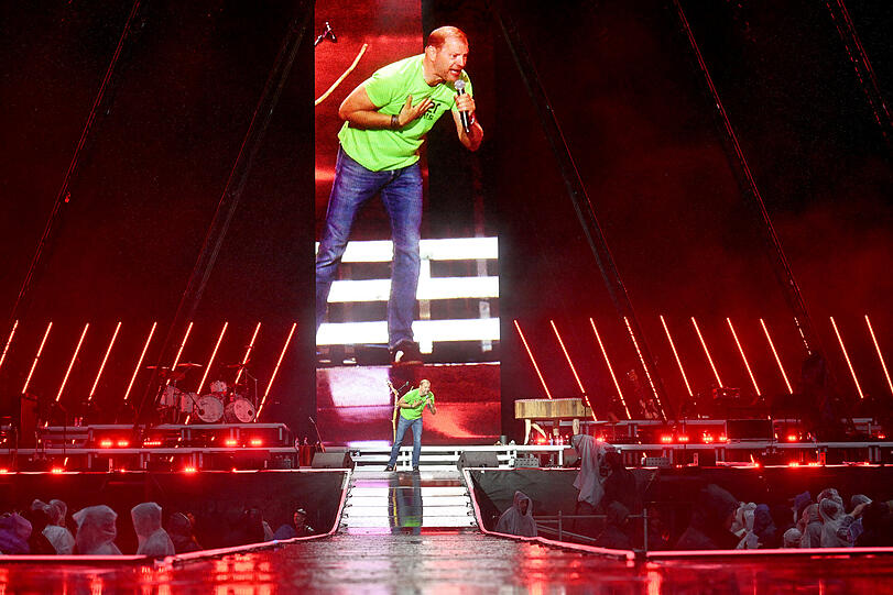 Mario Barth bei Andreas Gabalier.