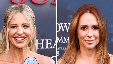 Sarah Michelle Gellar (l.) und Jennifer Love Hewitt posierten bei der Premiere der Fortsetzung von "Ich weiß, was du letzten Sommer getan hast" getrennt für die Fotografen.