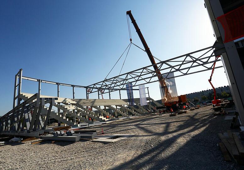 Die Bilder von der Apassionata-Baustelle in Fröttmaning.