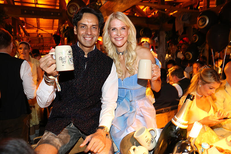 Param Multani (Lloyd) und Natascha Gr&uuml;n