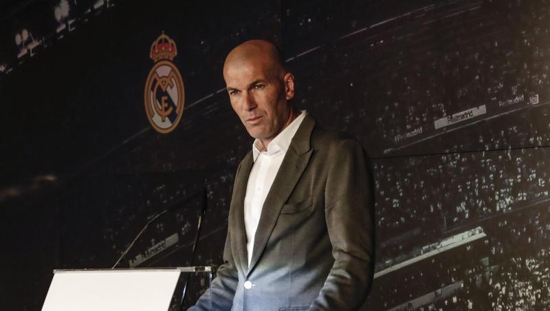 Zurück bei Real Madrid: Zinedine Zidane. Zurück bei Real Madrid: Zinedine Zidane.
