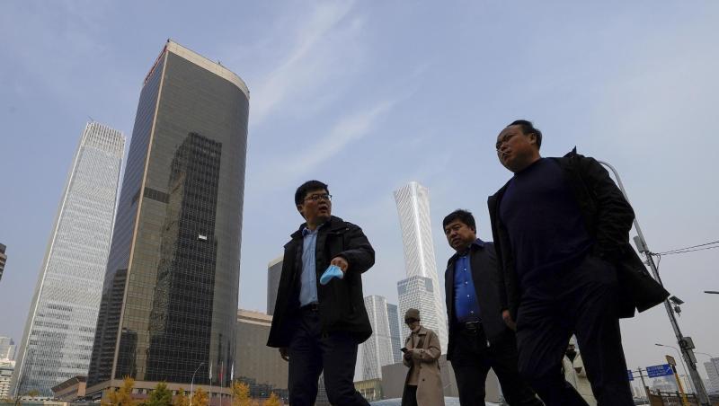 Am Central Business District in Peking. Nach achtjährigen Verhandlungen haben China und 14 andere asiatisch-pazifische Staaten das größte Freihandelsabkommen der Welt abgeschlossen.