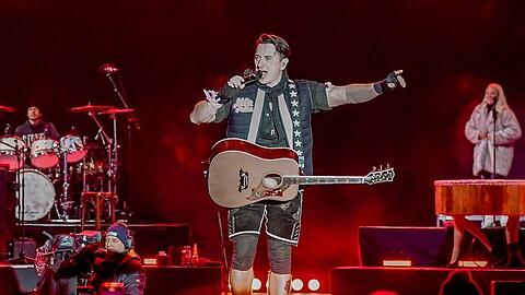 Andreas Gabalier bei einem seiner Auftritte.