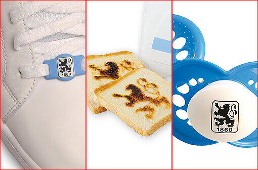 Fahnen für die Schnürsenkel, Toastbrot-Logos und Schnuller für den Nachwuchs: Die AZ zeigt die schrägsten Fan-Artikel für den Löwen-Fan.