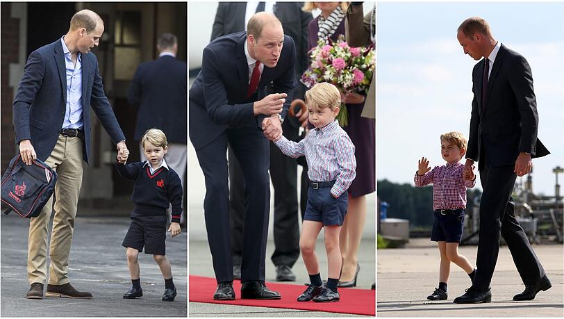 Prinz William und Prinz George - diese beiden gibt's (fast) nur im Doppelpack. Prinz William und Prinz George - diese beiden gibt's (fast) nur im Doppelpack.