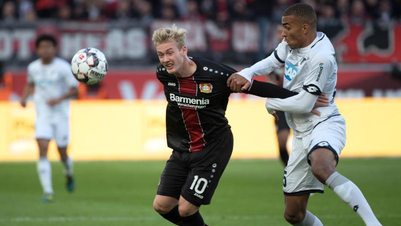 Das Spiel zwischen 1899 Hoffenheim und Bayer Leverkusen verspricht ein Offensivspektakel zu werden. Foto (2018): Federico Gambarini/dpa Das Spiel zwischen 1899 Hoffenheim und Bayer Leverkusen verspricht ein Offensivspektakel zu werden. Foto (2018): Federico Gambarini/dpa