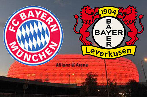 Duell in der Allianz Arena: FC Bayern gegen Bayer Leverkusen