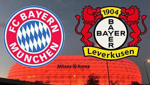 Duell in der Allianz Arena: FC Bayern gegen Bayer Leverkusen Duell in der Allianz Arena: FC Bayern gegen Bayer Leverkusen