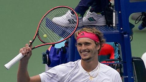 Hat Alexander Zverev auch nach US-Open-Halbfinale noch gut lachen?.