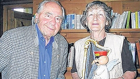 Walter Reiner starb am Montag im Alter von 91 Jahren. Rechts seine Frau Traudl.