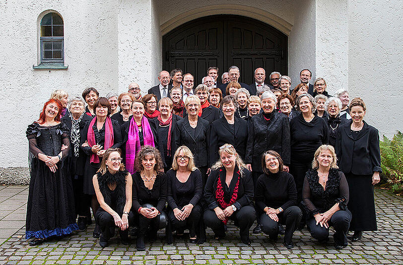 Der Kirchenchor Christi Himmelfahrt.