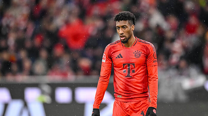 Mal wieder von einer Verletzung gestoppt: Bayerns Flügelstürmer Kingsley, der mit einem Muskelfaserriss ausfällt.