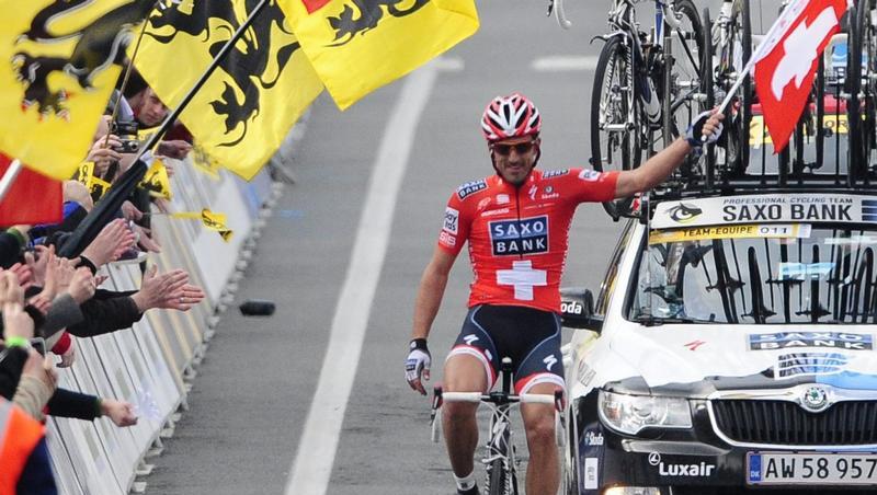 Hatte er einen Motor am Radl? Olympiasieger Fabian Cancellara. Hatte er einen Motor am Radl? Olympiasieger Fabian Cancellara.