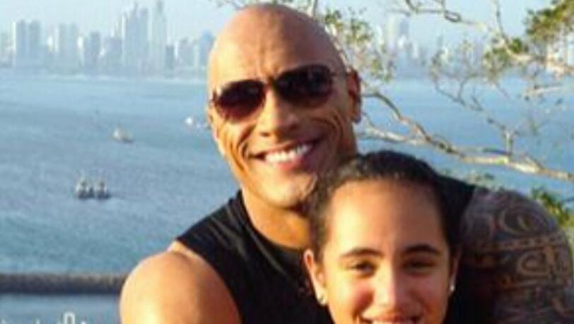 Stolzer Vater: Dwayne Johnson und seine Tochter Simone Alexandra Stolzer Vater: Dwayne Johnson und seine Tochter Simone Alexandra