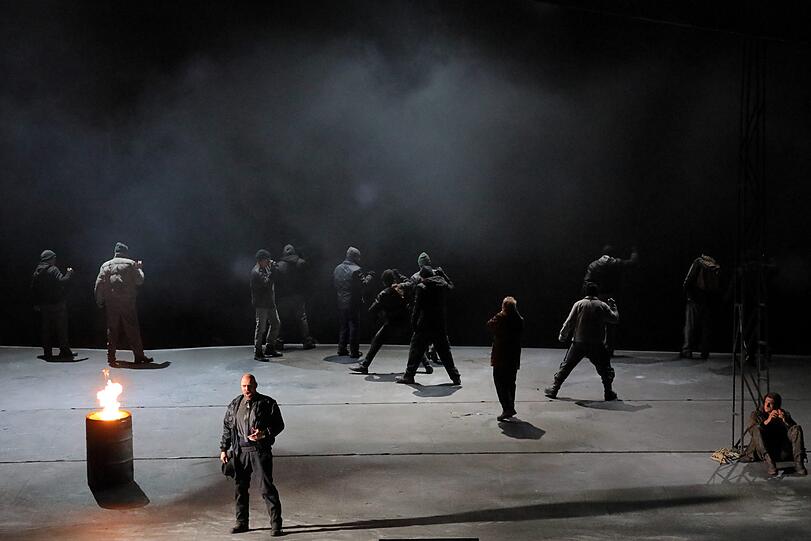 "La fanciulla del West" im Nationaltheater.