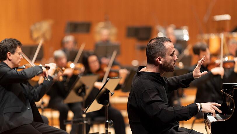 Igor Levit und das Symphonieorchester des Bayerischen Rundfunks im Gasteig.