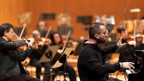 Igor Levit und das Symphonieorchester des Bayerischen Rundfunks im Gasteig.