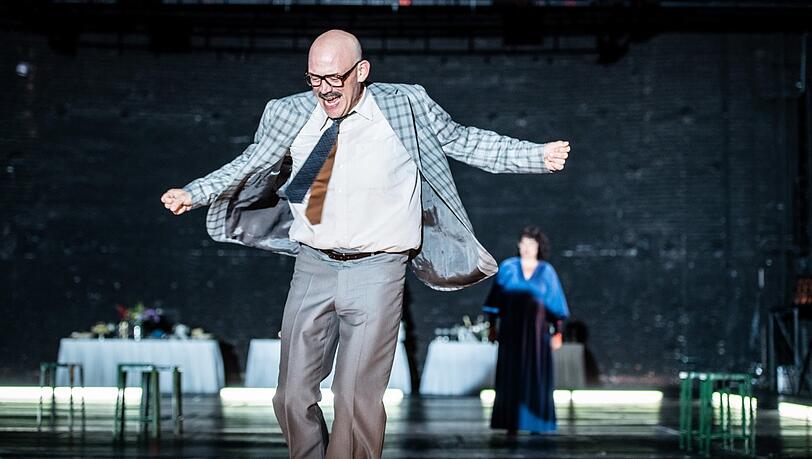 Robert Dölle in "Die Träume der Abwesenden". Foto: Sandra Then Robert Dölle in "Die Träume der Abwesenden". Foto: Sandra Then