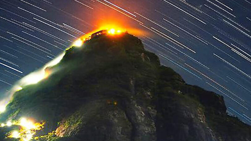 Der Adams Peak auf Sri Lanka. Der Adams Peak auf Sri Lanka.