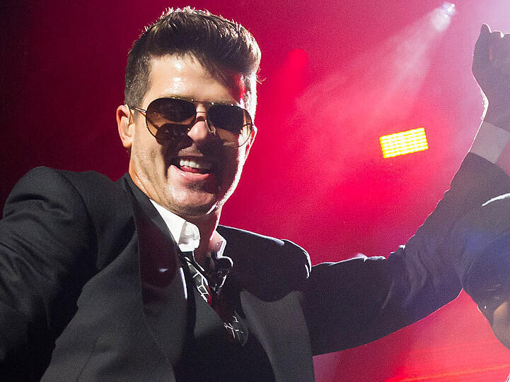 Kein Kind der Traurigkeit: Sänger Robin Thicke