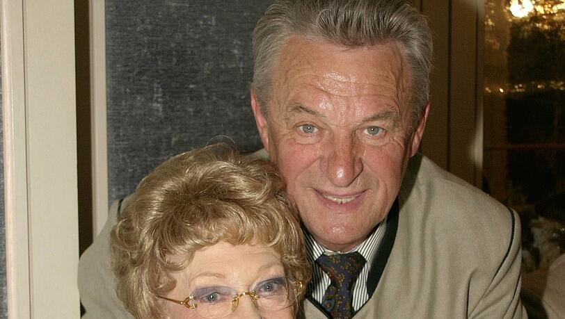 Erni Singerl 2005 mit Josef Thalmeier.