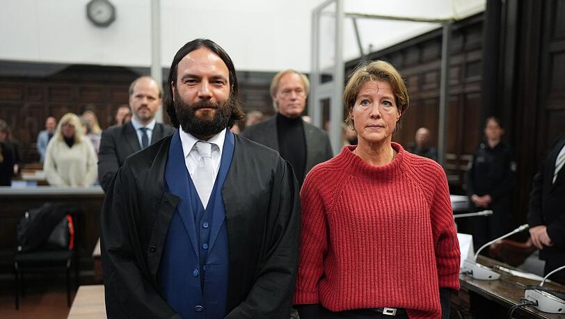 Christina Block ist eine von sieben Angeklagten im Prozess vor dem Landgericht.