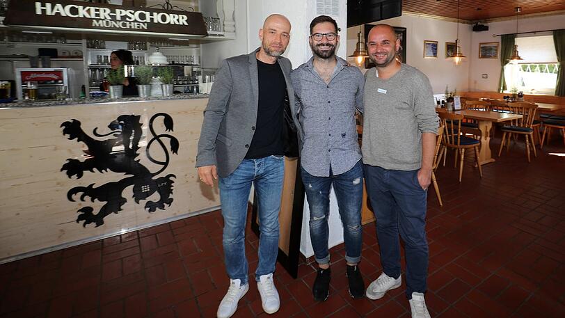 Neu-Wirt Benedikt Lankes (Mitte) mit den beiden Geschäftsführer Günther Gorenzel (links) und Michael Scharold.