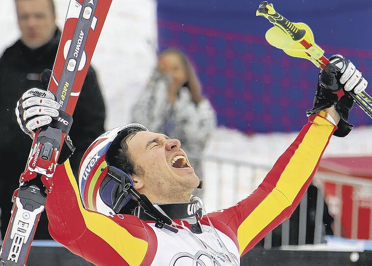Im vergangenen Jahr feierte Neureuther in Garmisch den Sieg im Slalom.