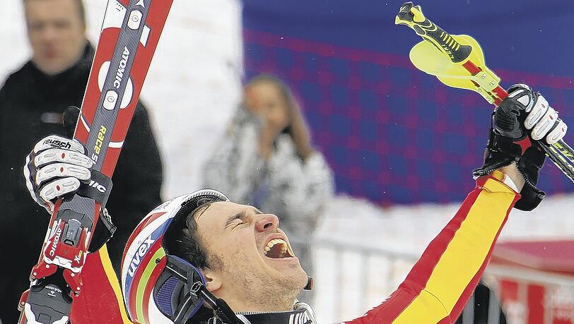 Im vergangenen Jahr feierte Neureuther in Garmisch den Sieg im Slalom.