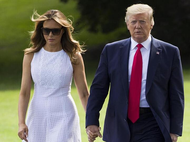 Melania und Donald Trump sind seit 15 Jahren miteinander verheiratet.