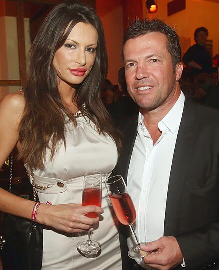 Nicht mehr zusammen am Ball: Lothar Matthäus und Joanna.