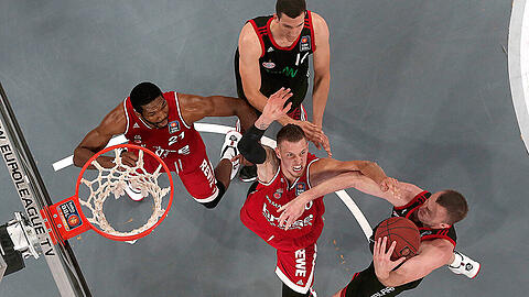 Im Finale der vergangenen Saison zogen die Bayern-Basketballer gegen Bamberg den Kürzeren.