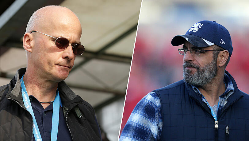 Das Löwen-Präsidium um Robert Reisinger (l.) kritisiert die Klage der TSV Merchandising GmbH von Anthony Power gegen die "Löwenfans gegen Rechts". Das Löwen-Präsidium um Robert Reisinger (l.) kritisiert die Klage der TSV Merchandising GmbH von Anthony Power gegen die "Löwenfans gegen Rechts".