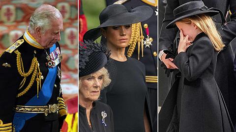 Die royale Familie trauert um Queen Elizabeth.