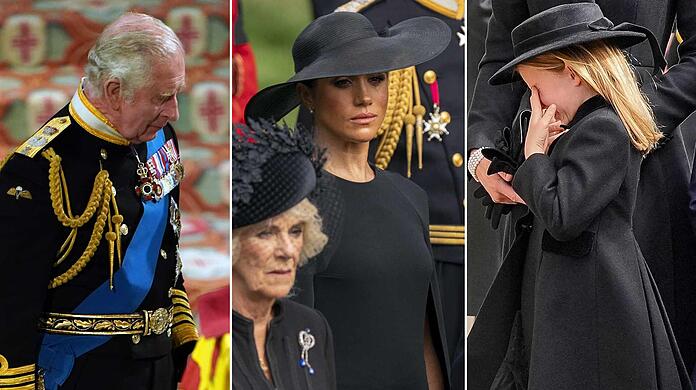 Die royale Familie trauert um Queen Elizabeth.