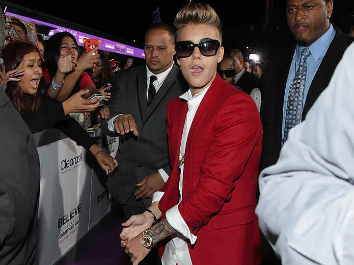 So viele Fans - da staunt auch Justin Bieber nicht schlecht