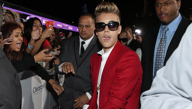 So viele Fans - da staunt auch Justin Bieber nicht schlecht So viele Fans - da staunt auch Justin Bieber nicht schlecht