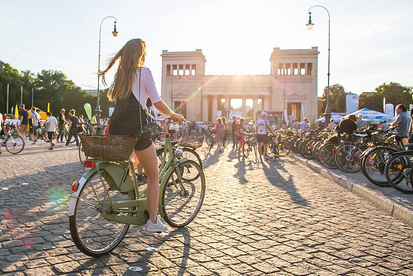 Über 16.000 Münchner waren bei der siebten Radlnacht dabei. Die Bilder.