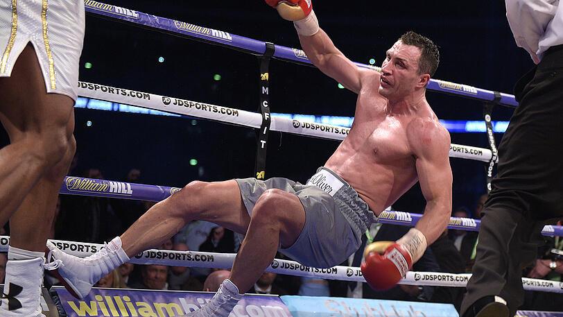 &bdquo;Ich war mir sicher, dass dies hier mein Abend sein würde&ldquo;, sagt Wladimir Klitschko (l.) über den Kampf gegen Anthony Joshua. Er wurde es nicht.