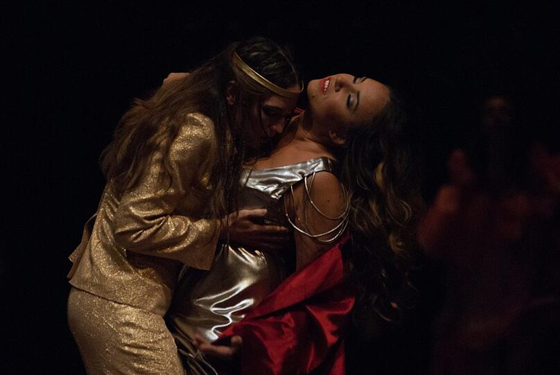 Kate Lindsey (links, als Nerone) und Sonya Yoncheva (Poppea).