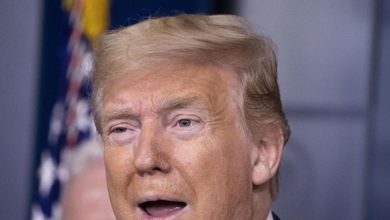 US-Präsident Donald Trump ruft seinen Landsleute zum Stopp von Panikkäufen auf. US-Präsident Donald Trump ruft seinen Landsleute zum Stopp von Panikkäufen auf.