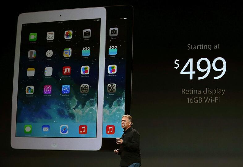 Am Dienstag stellte Apple sein erneuertes iPad vor. Weil es nur 450 Gramm wiegt erhält es den Beinamen Air.
